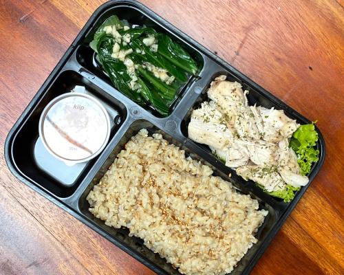 Chicken Grilled With Healthy Rice img